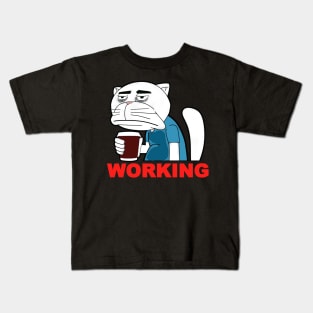 Working (meme) Kids T-Shirt